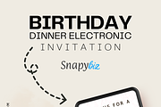 Birthday Dinner Invitation Canva PDF, an Invitation Template by Snapybiz (Thumbnail 12 of 12)