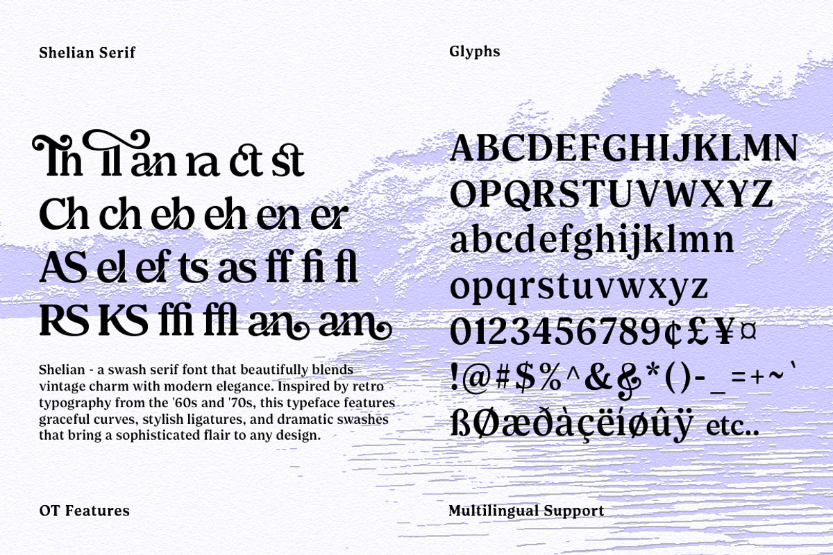 Shelian, a Serif Font by Seniors (Photo 6 of 15)