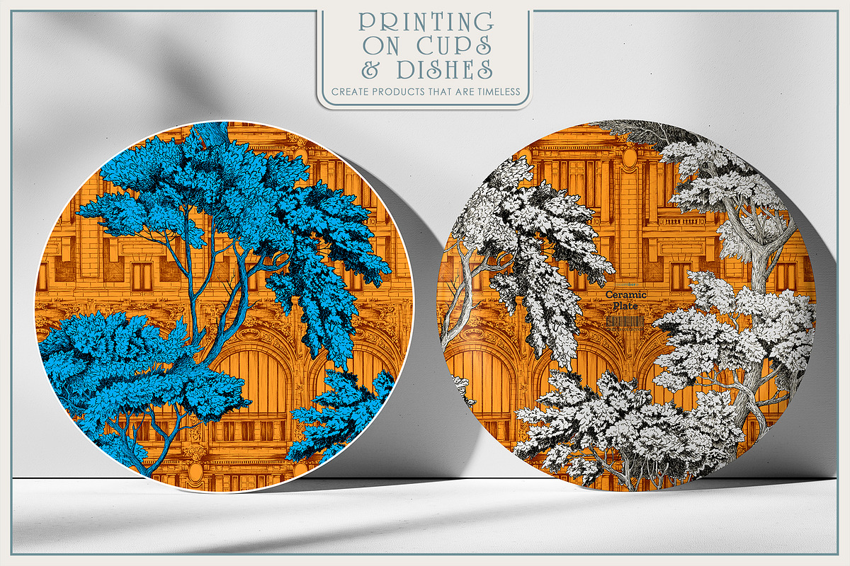 Patterns Architectural forest, a Pattern Graphic by Natalia0307 (Photo 12 of 12)