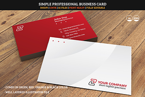 Simple Professional Business Card 03