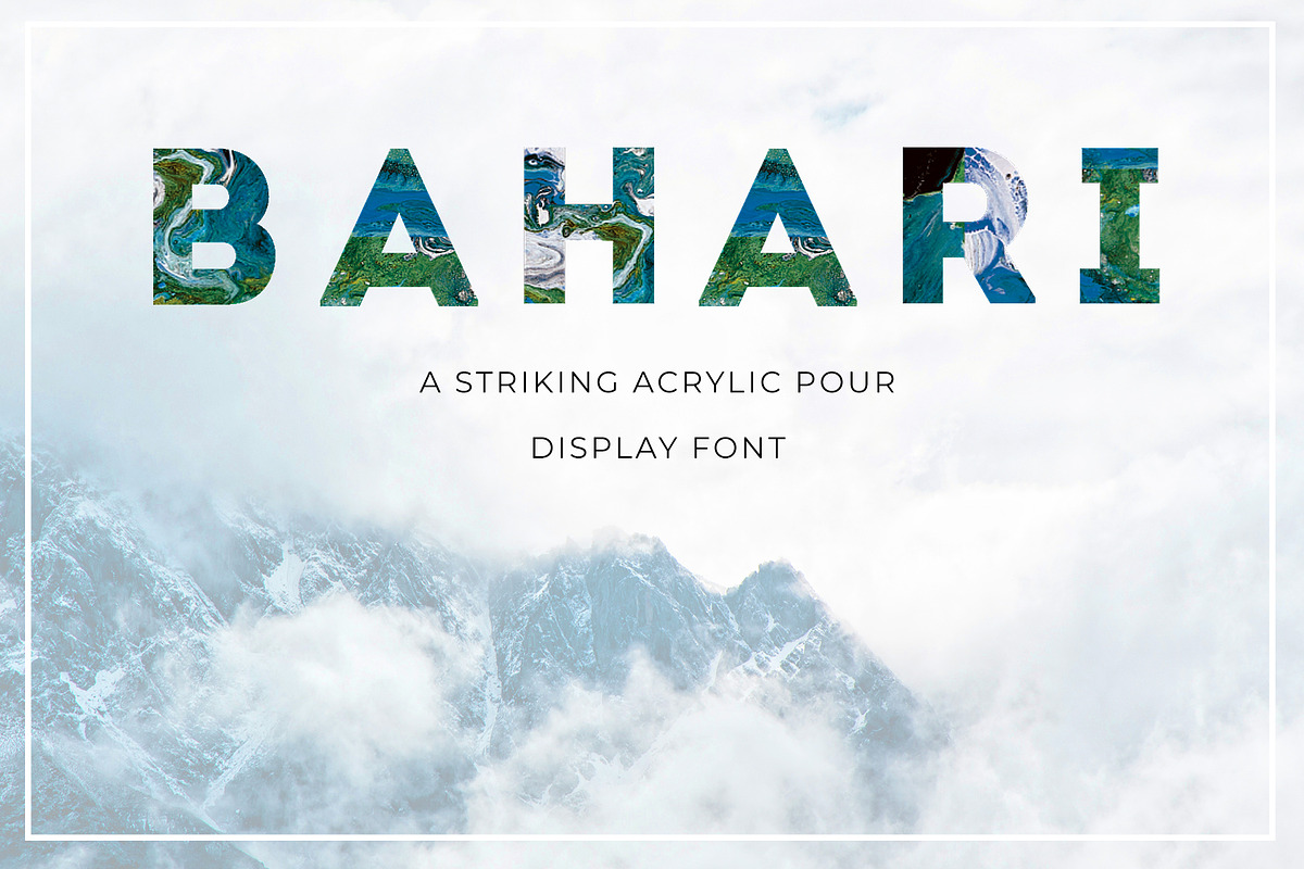 BAHARI Display Font