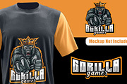 Gorilla Mascot Logo, a Templates & Theme by FarhanYousaf (Thumbnail 3 of 3)