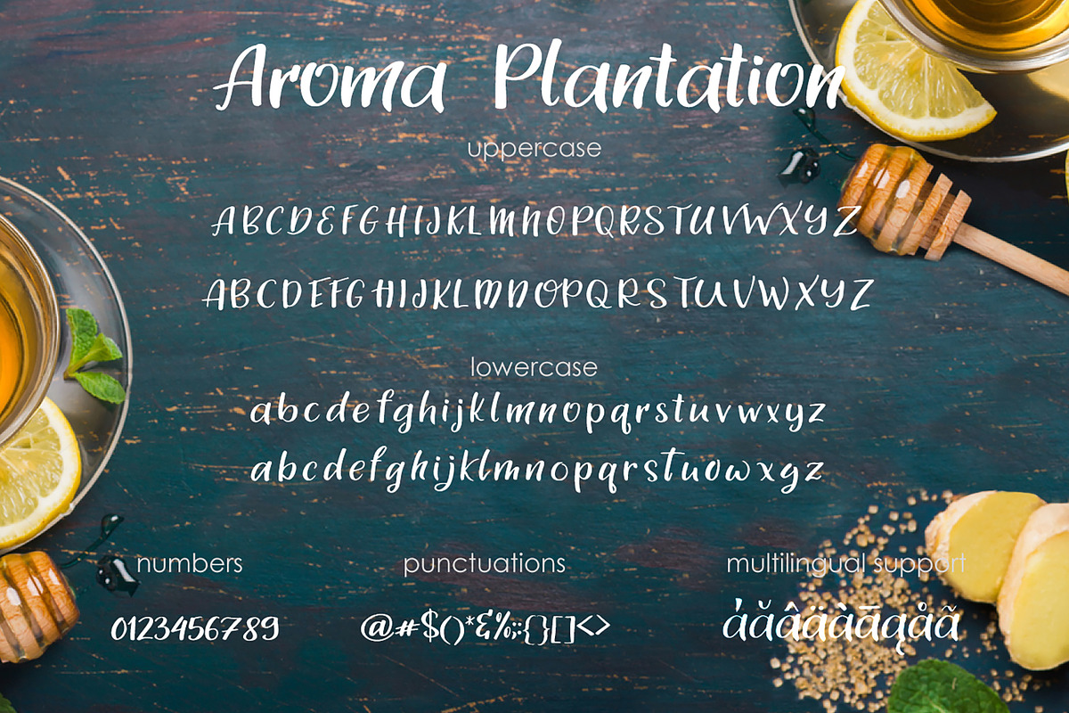 Aroma Plantation-font duo preview 4
