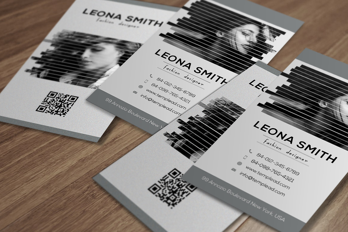 Fashion Business Card SE0222, a Card Template by annozio (Photo 1 of 3)