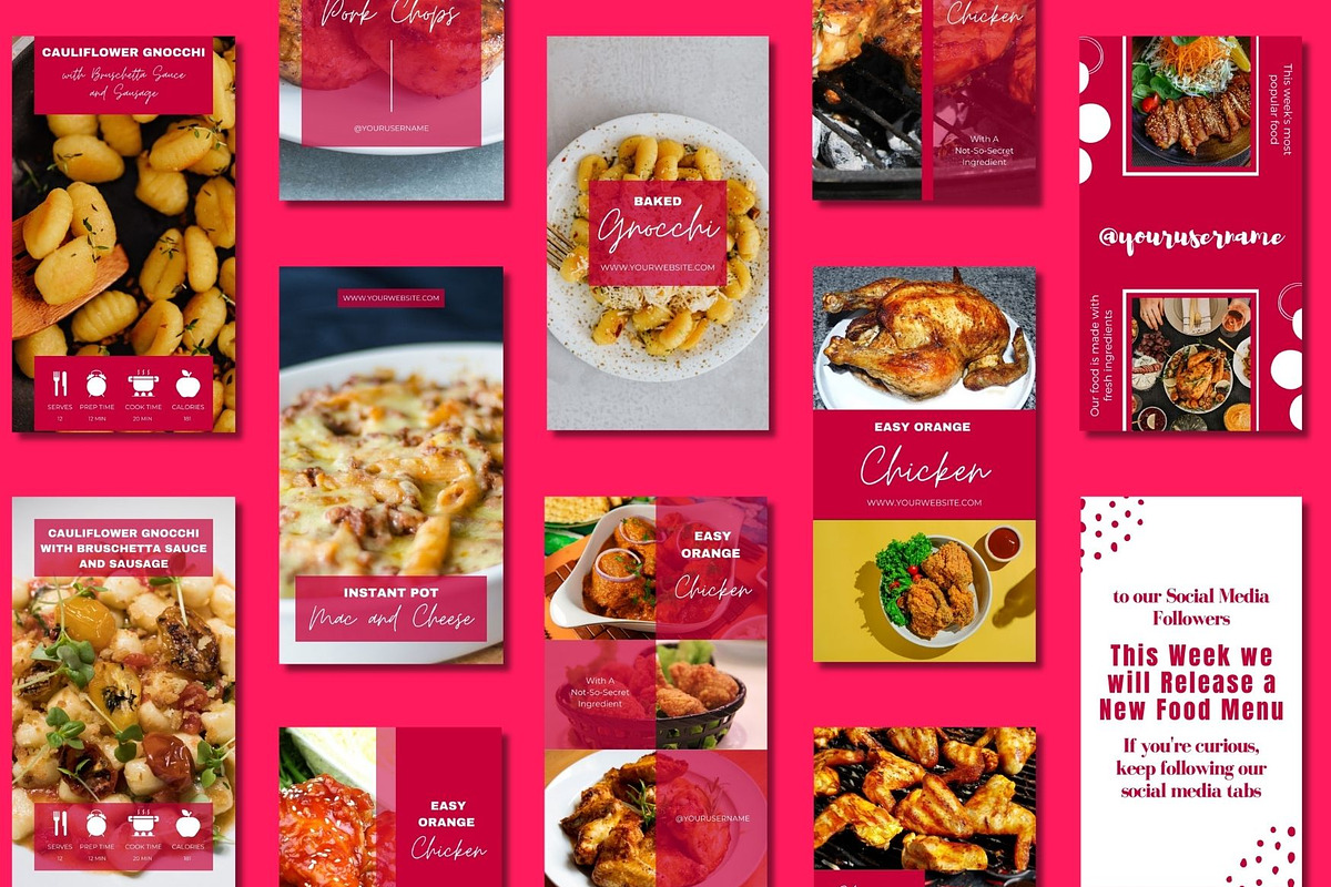 Food Blogger Story Canva Templates, a Templates & Theme by BoontenStudio (Photo 5 of 8)