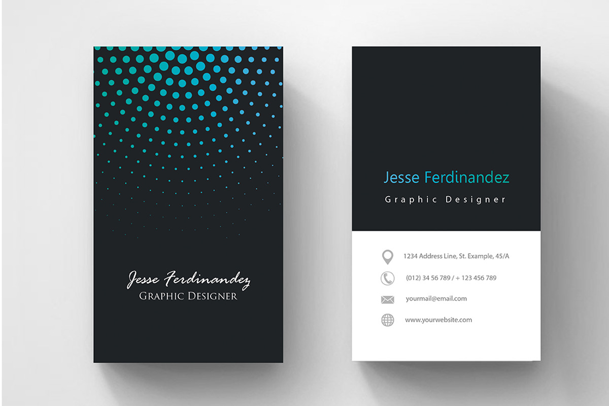 Modern Business Card Template-012, a Business Card Template by M6 Gallery (Photo 4 of 5)
