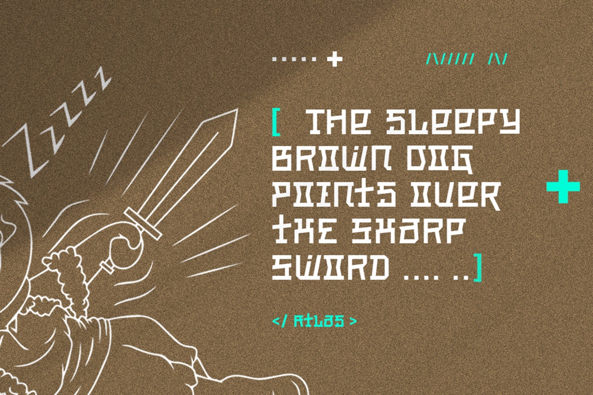 Atlas Code, a Sans Serif Font by Grontype (Photo 8 of 10)