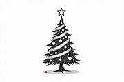 Holiday Window Christmas Tree Bundle, an Illustration by Amazin_art (Thumbnail 19 of 21)