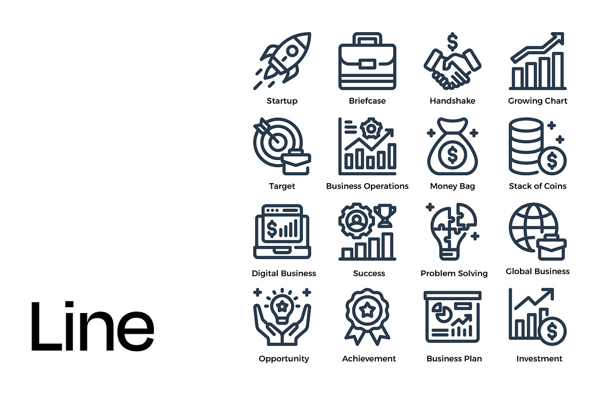 Entrepreneur Icon Set, a Duotone Icon by Eklip Studio (Photo 3 of 4)