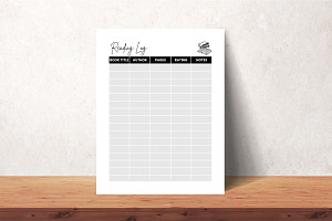 Reading Log Printable