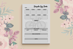 By Cycling Log Book KDP Interior