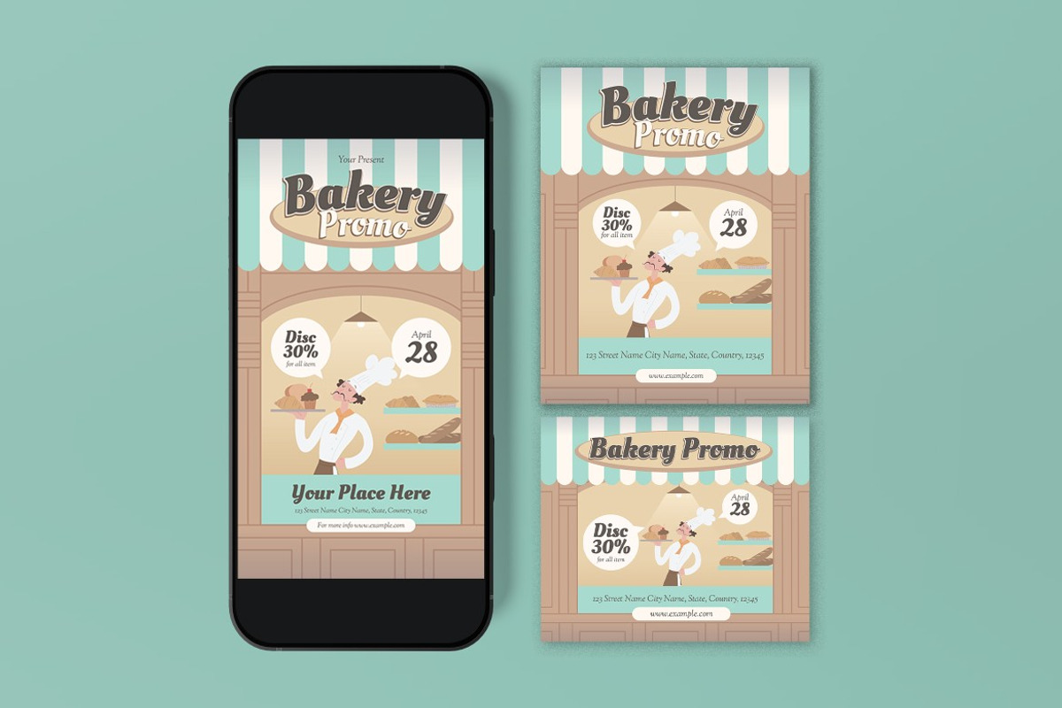Bakery Promo Flyer preview 3