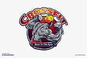 Crossfit Logo Template, a Branding & Logo Template by Kongstones_std (Thumbnail 2 of 5)