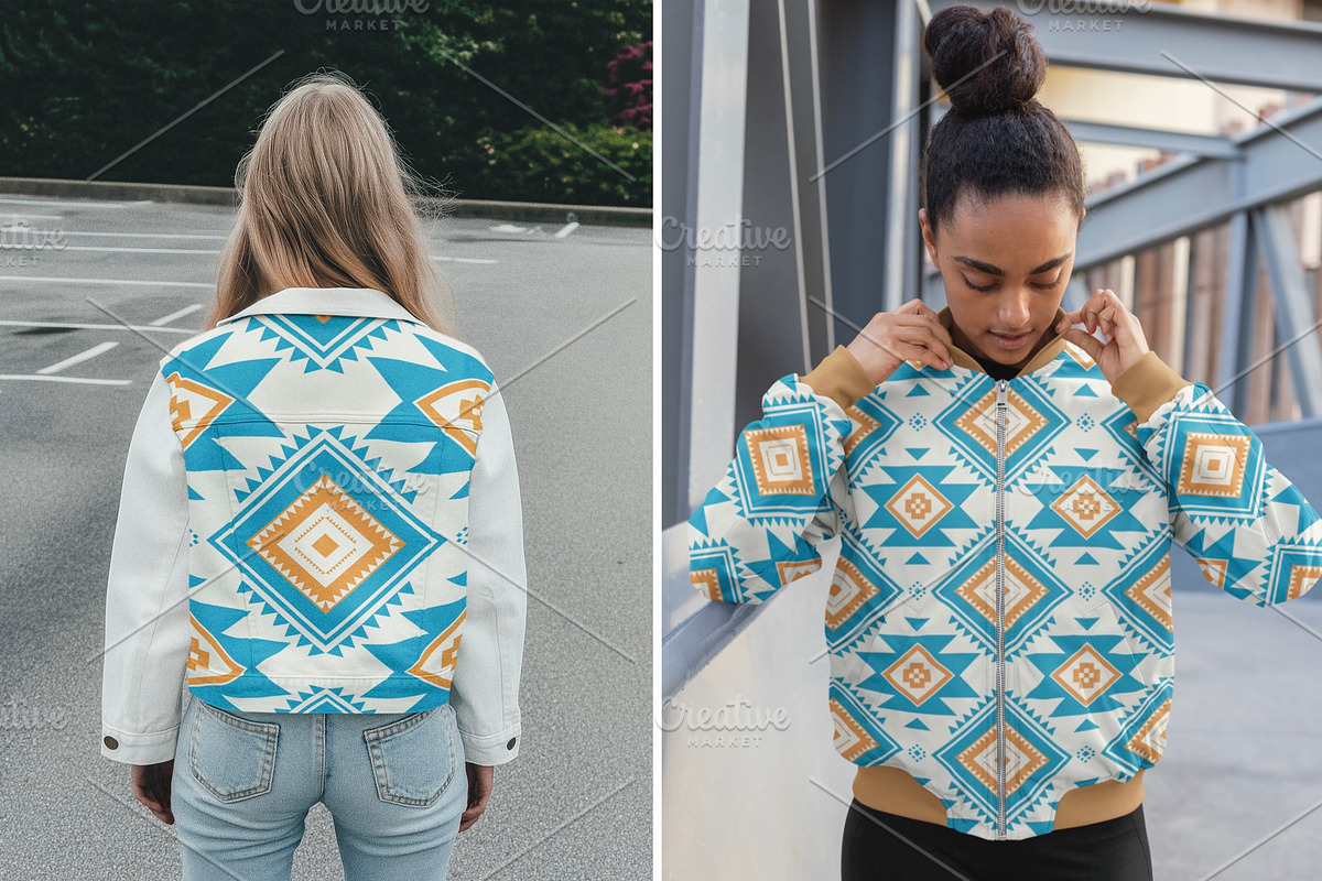 Colorful Aztec Geometric Pattern, a Pattern Graphic by PPEthnicDecorPattern (Photo 8 of 10)