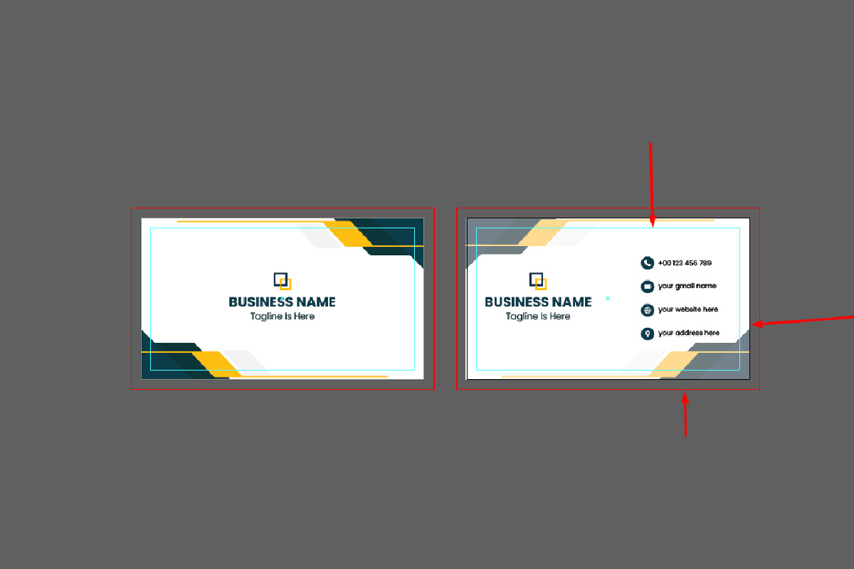 Modern abstract business card, a Business Card Template by DESIGNSKIT (Photo 2 of 2)