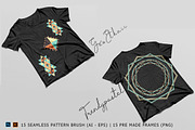 GEOETHNIC Geometric BRUSH & PATTERNS, a Pattern Graphic by Design Unique (Thumbnail 6 of 10)