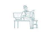 Teamwork, office life, business., an Object Illustration by Podis (Thumbnail 5 of 6)