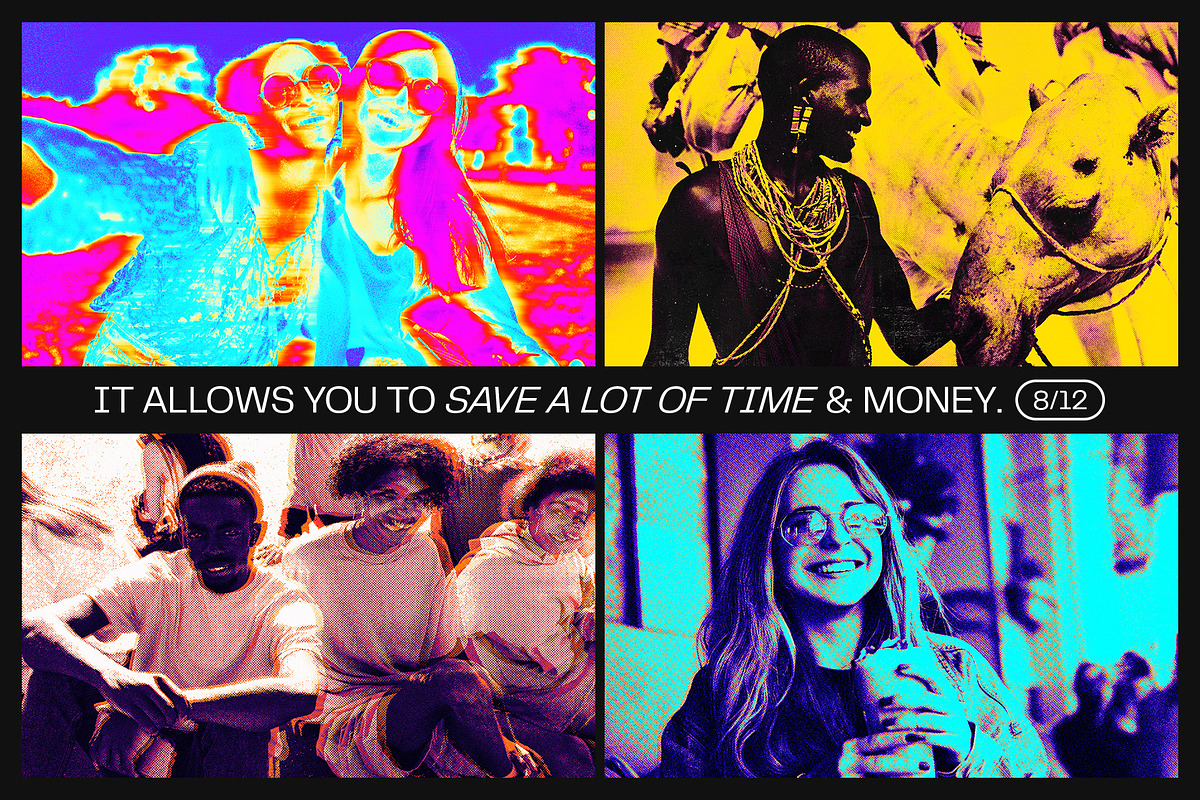 12 Photo Effect Templates, a Layer Style Add-On by iDoodle Studio (Photo 5 of 6)