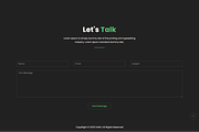 Minimal Dark UI Personal Resume Web, a HTML Template by Themeplaza (Thumbnail 6 of 6)