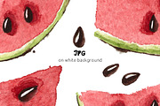 Watermelons Watercolor Pattern, a Pattern Graphic by Mazheika Store (Thumbnail 3 of 5)