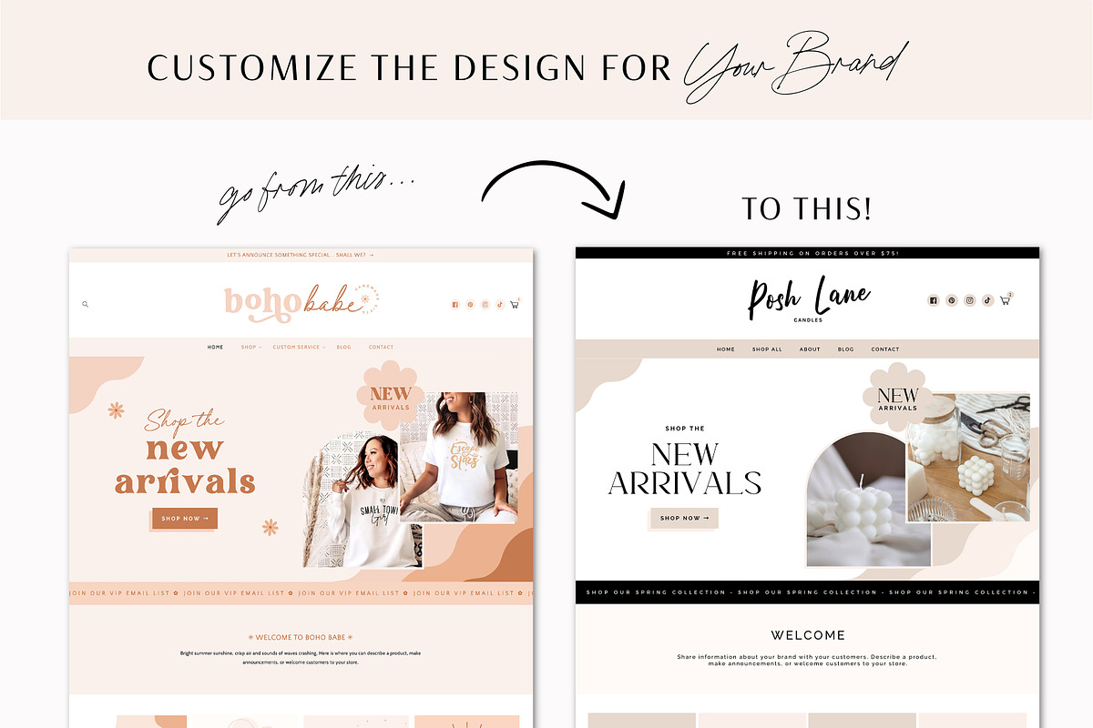 Shopify Theme - Neutral Boho, a Shopify Template by Macarons and Mimosas (Photo 6 of 9)