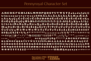 Pennyroyal, a Font by Stiggy & Sands (Thumbnail 9 of 9)