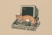 Cat computer illustration, an Animal Illustration by Vectorlina (Thumbnail 1 of 4)