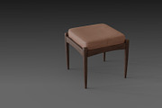 Chair with brown leather pillow, a Furniture 3D Model by NojskaAksjon (Thumbnail 7 of 20)