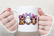 BOO Cute Halloween Ghost Checkered P, an Illustration by Sublimation Artist (Thumbnail 8 of 9)