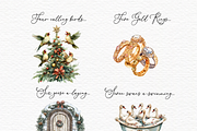 12 days of Christmas clipart, a Seasonal Illustration by Invite to Clipart (Thumbnail 3 of 10)