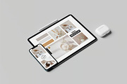iPhone 12 & iPad Pro Mockup, an iPhone Mockup by zpackcreative (Thumbnail 2 of 6)