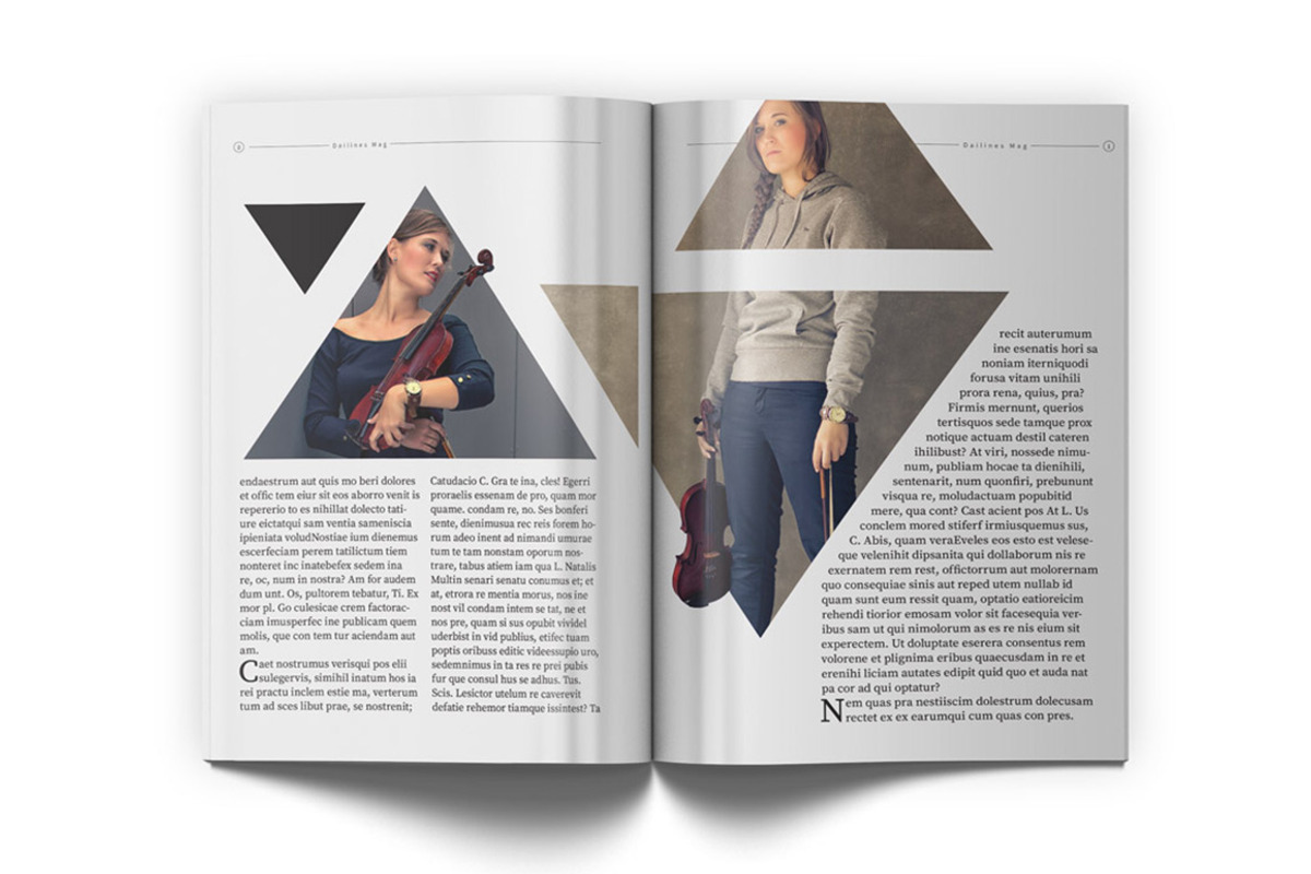 Lifestyle Magazine Template, a Magazine Template by TeddyGraphics (Photo 7 of 19)