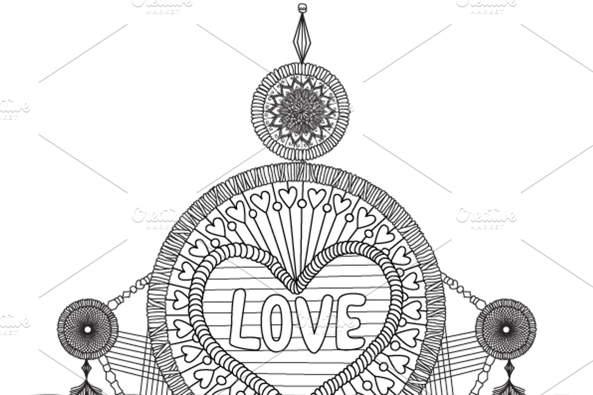 35 Valentine's coloring, an Animal Illustration by Somjai King (Photo 5 of 36)