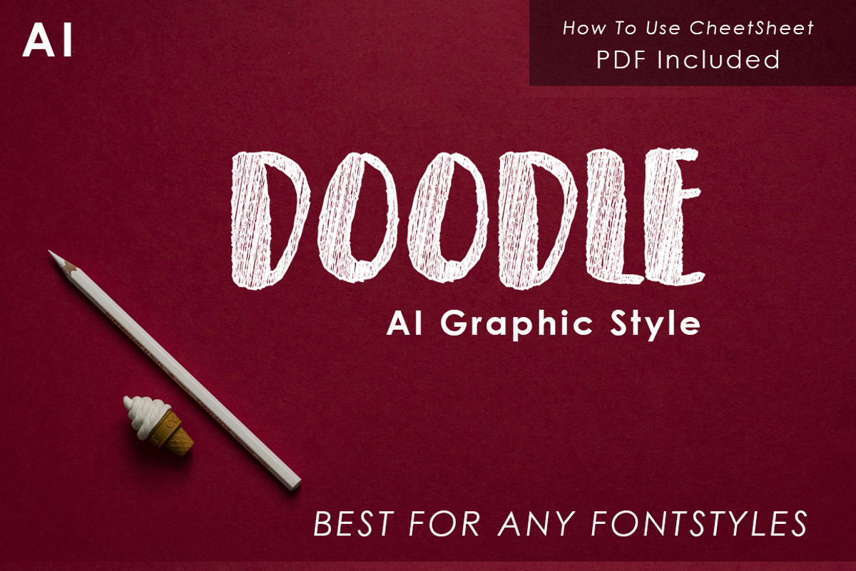 DOODLE - Scrible Graphic Style Addon, a Layer Style Add-On by Design Unique (Photo 1 of 9)