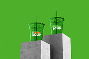 Transparent cup Mockup, a Cups & Container Mockup by HanaSaka_Studio (Thumbnail 5 of 5)