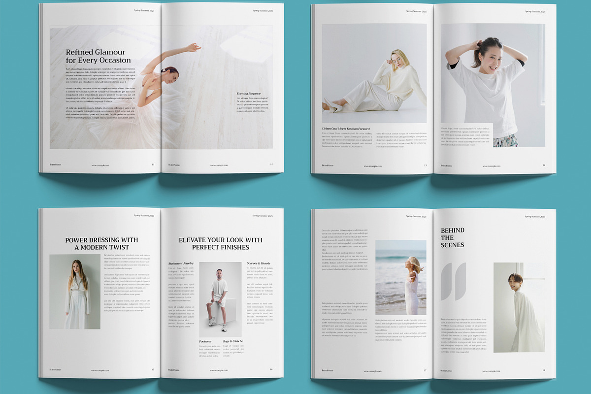 Brands Fashion Lookbook Design Ideas | Creative Market