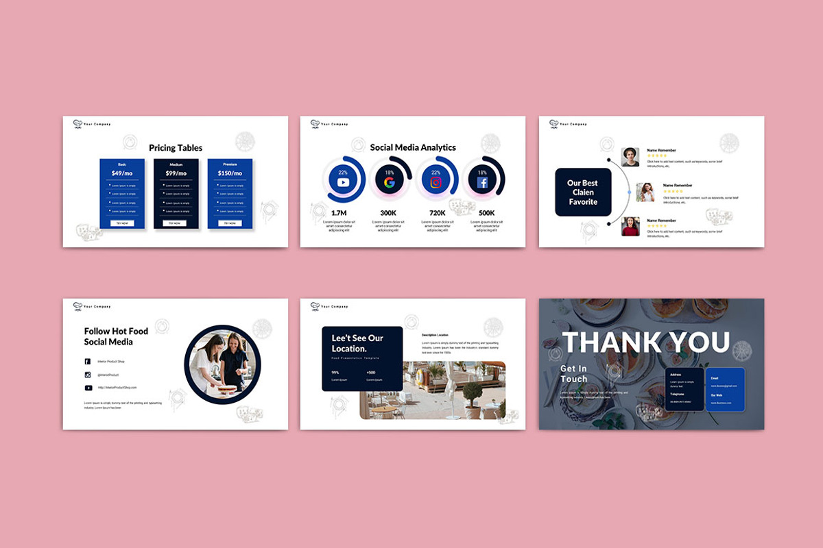 Hot Food Powerpoint, a Presentation Template by yanindesign (Photo 5 of 5)