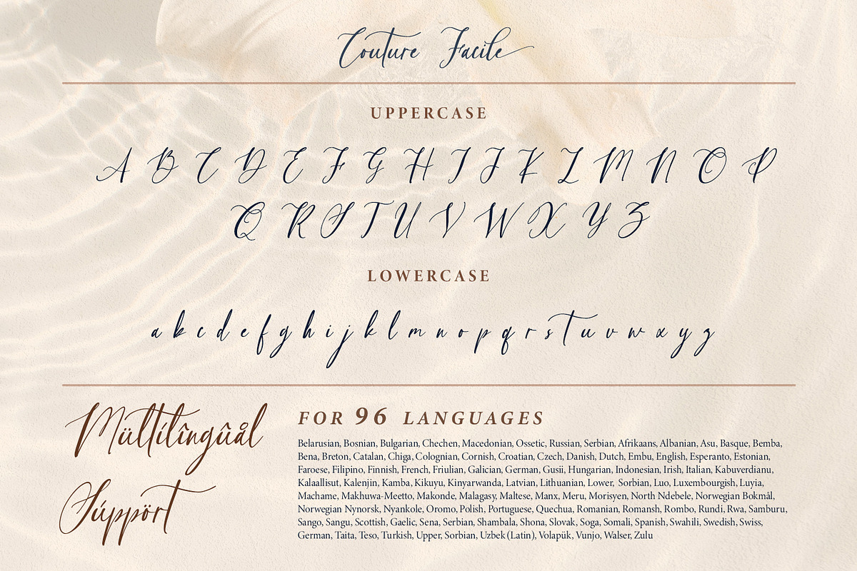 Couture Facile, a Script Font by Nathatype (Photo 8 of 10)