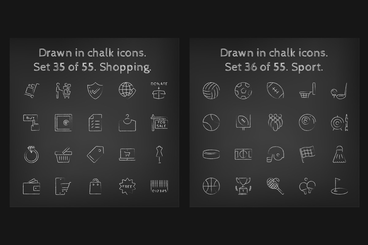 1100 Chalkboard vector icons pack, an Outline Icon by Visual Generation (Photo 21 of 31)