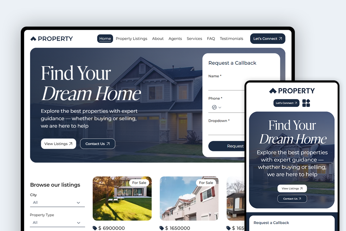 Realtor Wix Studio Website preview 4