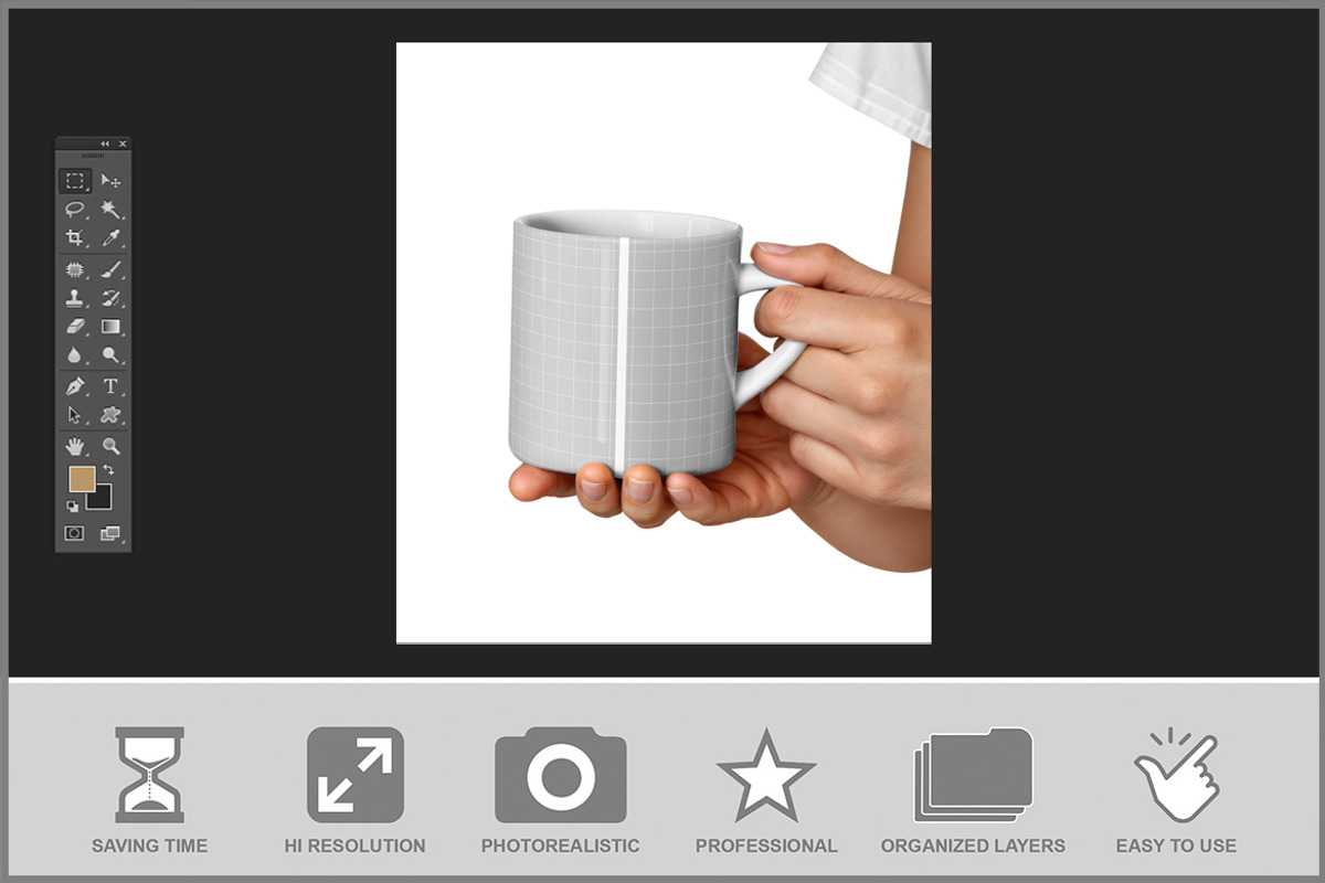 Ceramic Mug Mockup, a Product Mockup by Bruno's Shop (Photo 2 of 3)
