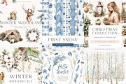 Winter & Christmas Mega Bundle 2000+, a Seasonal Illustration by PeDe Designs (Thumbnail 2 of 18)