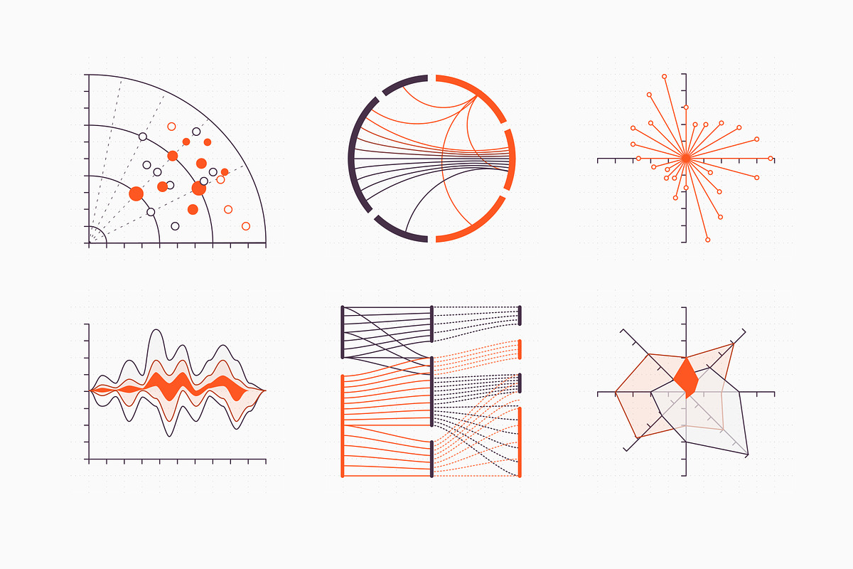 Abstract charts and graphs, an Object Graphic by Selektor