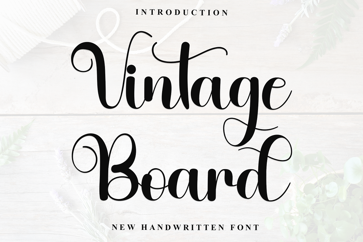 Vintage Board, a Font by InermediaSTUDIO (Photo 1 of 8)