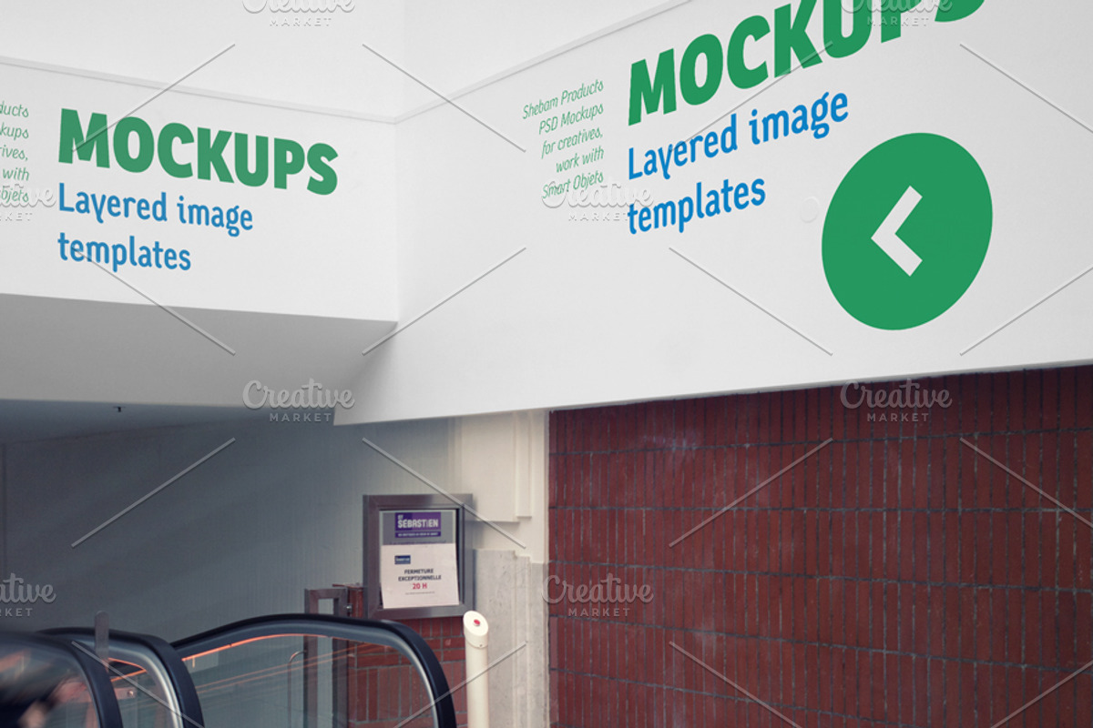 Indoor Signage Mockup - 01, a Product Mockup by Formelier (Photo 2 of 5)