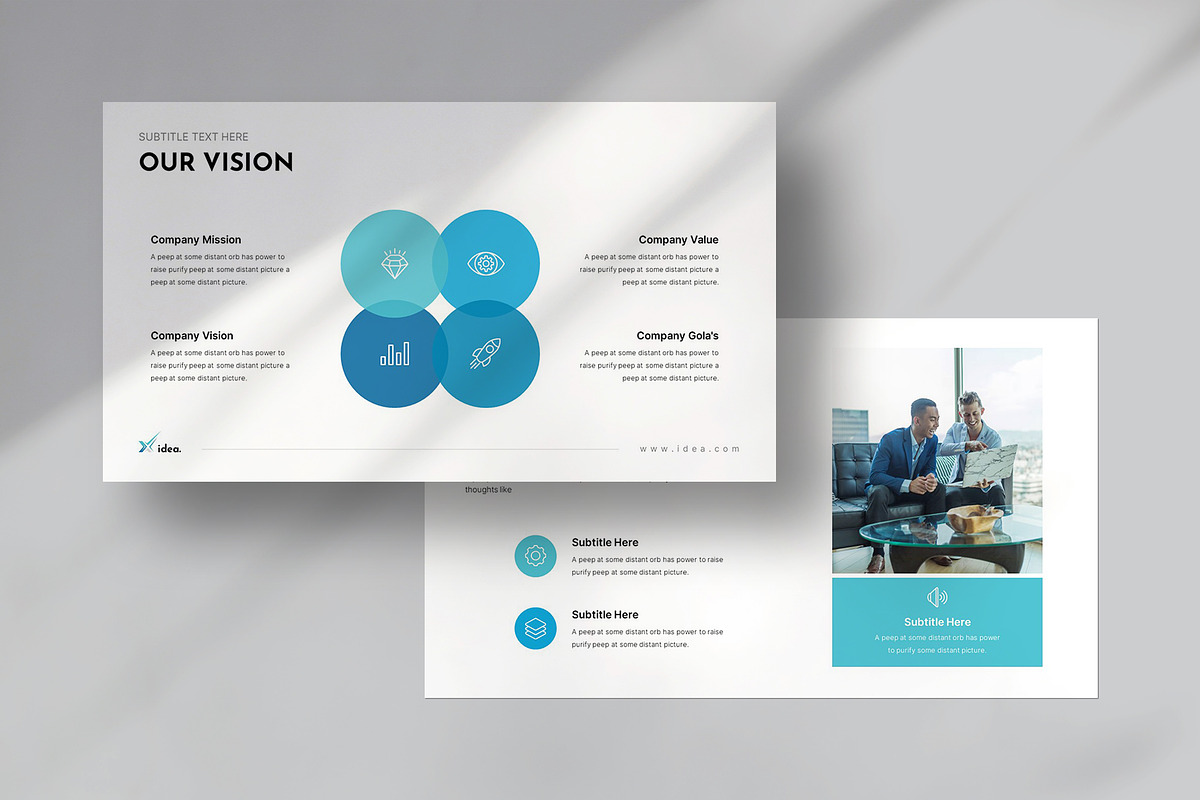 The X-Idea Presentation Template preview 2
