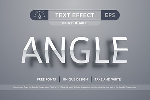 Angle Paper - Editable Text Effect