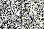 Ice Cream Graphics Doodle Patterns, a Pattern Graphic by BALABOLKA (Thumbnail 3 of 6)