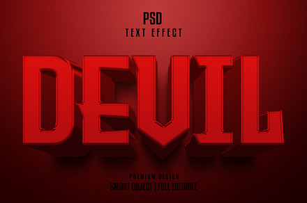 Devil 3d text effect psd, a Layer Style Add-On by himelgfx