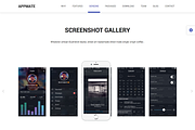 Material Design App Landing Template, a Bootstrap Template by Codetic (Thumbnail 8 of 13)